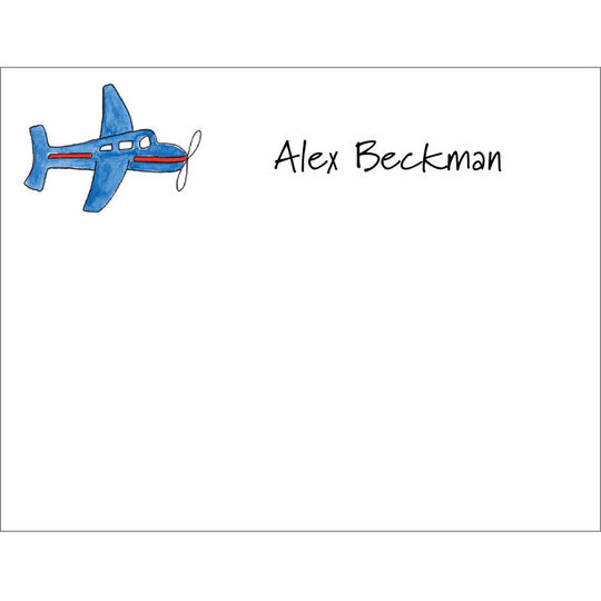 Airplane Flat Note Cards