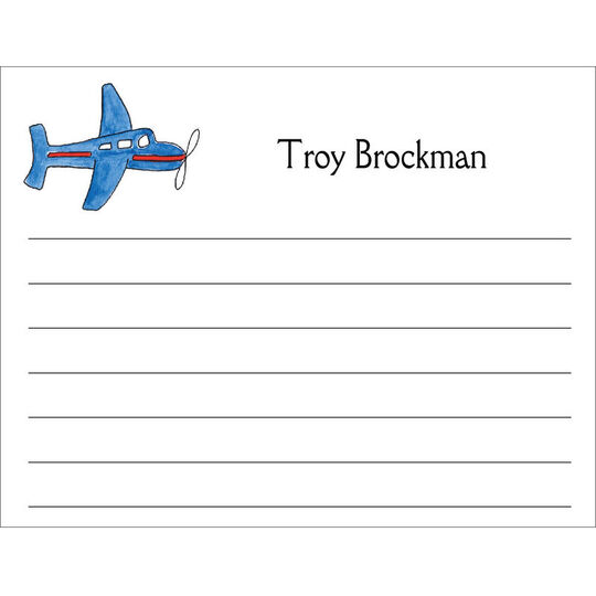 Airplane Flat Note Cards