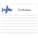 Airplane Flat Note Cards Image 6 of 6