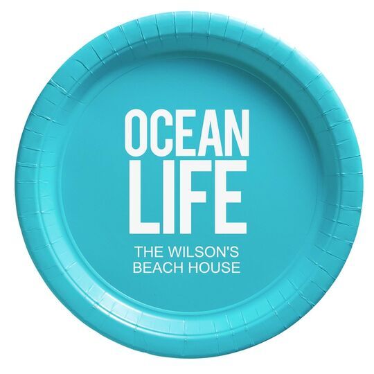 Ocean Life Paper Plates