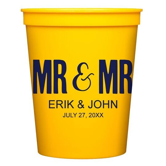 Bold Mr & Mr Stadium Cups