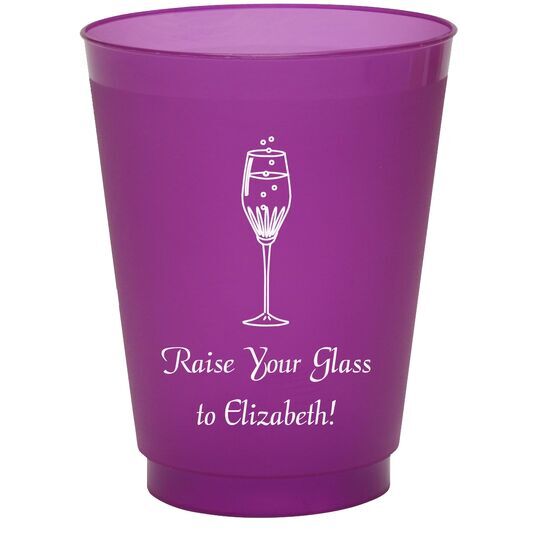 Bubbly Champagne Colored Shatterproof Cups