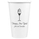 Bubbly Champagne Paper Coffee Cups Image 2 of 5