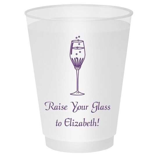 Bubbly Champagne Shatterproof Cups