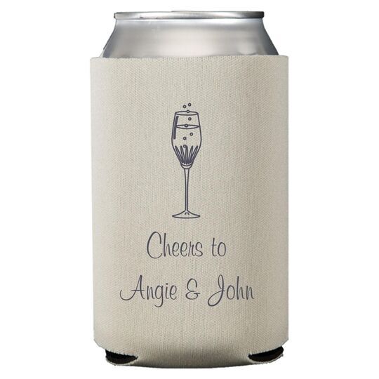 Bubbly Champagne Collapsible Huggers