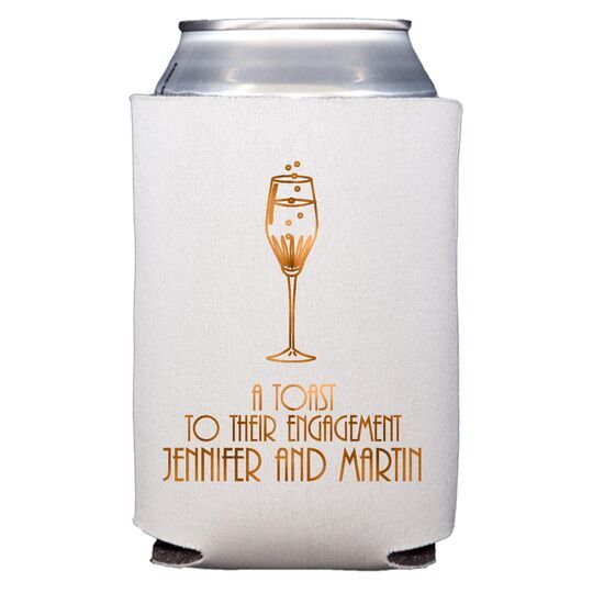 Bubbly Champagne Collapsible Huggers