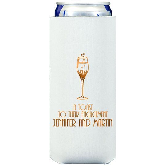 Bubbly Champagne Collapsible Slim Huggers