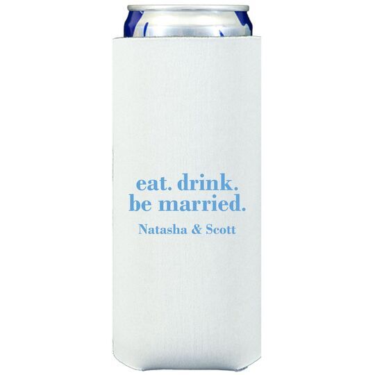 Eat Drink Be Married Collapsible Slim Huggers