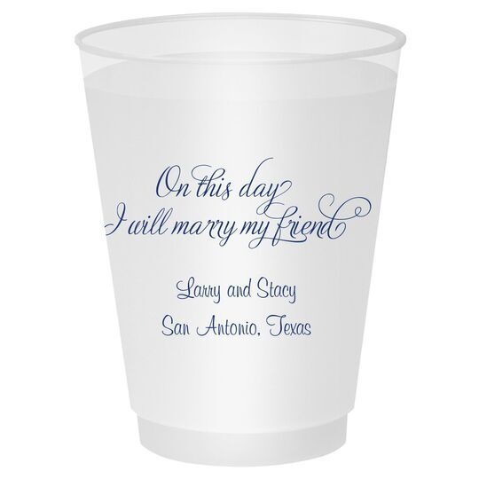 Elegant On This Day Shatterproof Cups