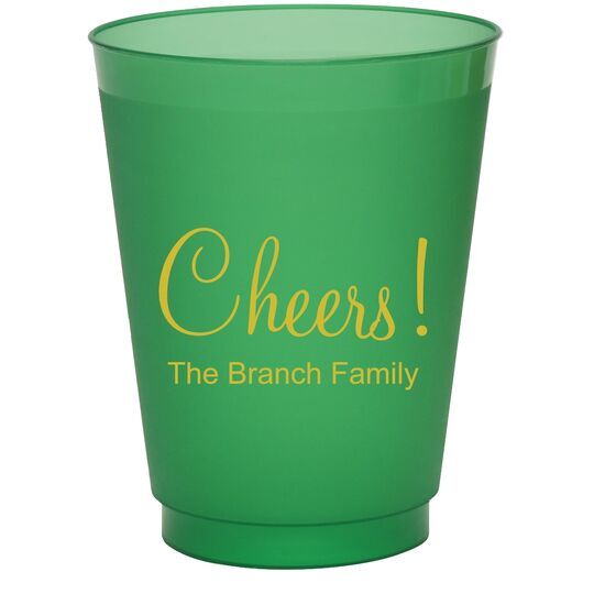 Perfect Cheers Colored Shatterproof Cups