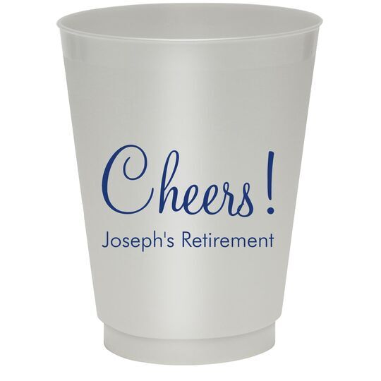 Perfect Cheers Colored Shatterproof Cups