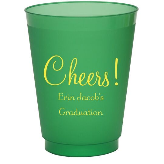 Perfect Cheers Colored Shatterproof Cups