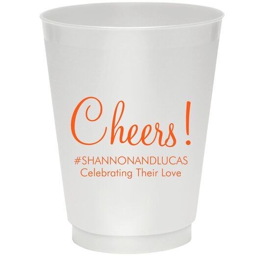 Perfect Cheers Colored Shatterproof Cups