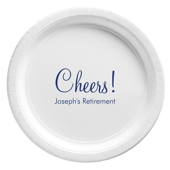 Perfect Cheers Paper Plates