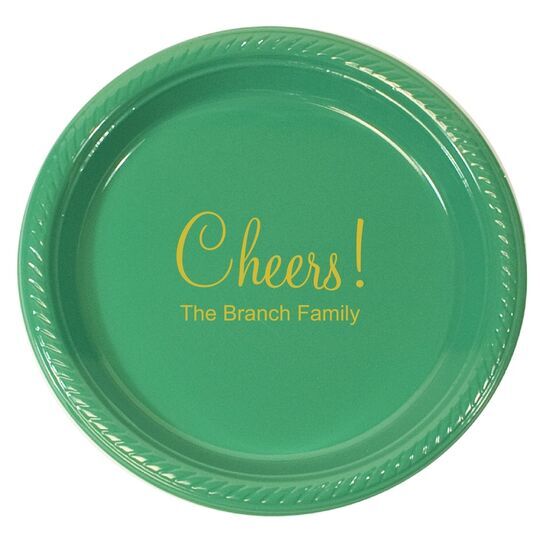 Perfect Cheers Plastic Plates
