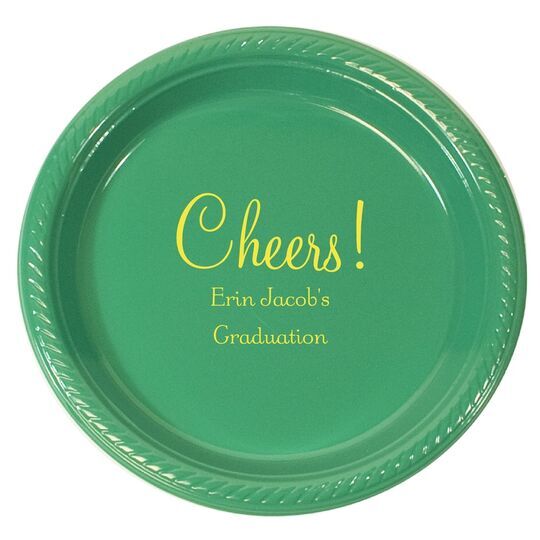 Perfect Cheers Plastic Plates