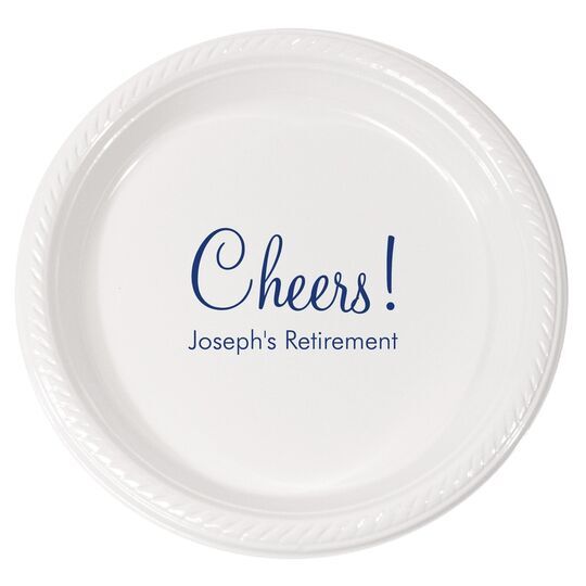 Perfect Cheers Plastic Plates