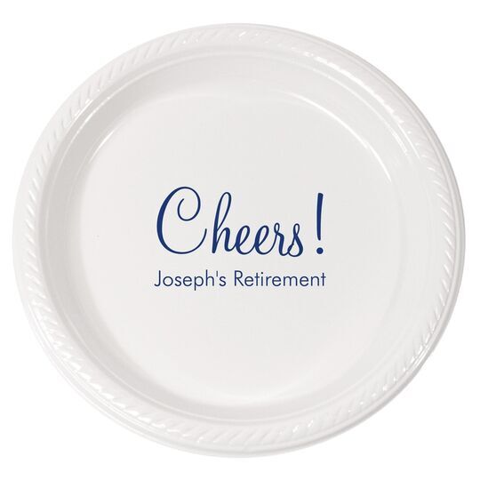 Perfect Cheers Plastic Plates