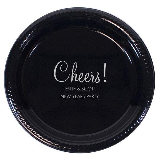 Perfect Cheers Plastic Plates