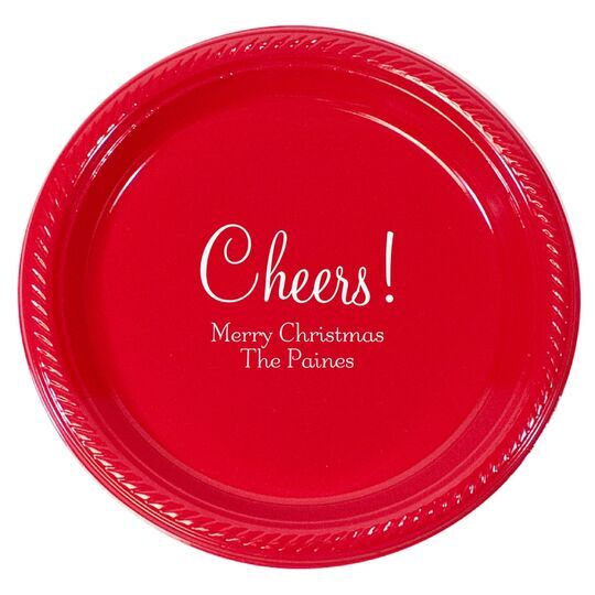 Perfect Cheers Plastic Plates
