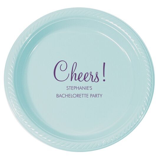 Perfect Cheers Plastic Plates