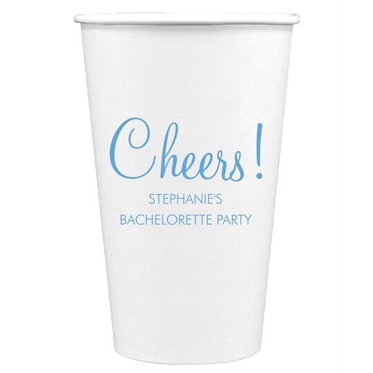 Perfect Cheers Paper Coffee Cups