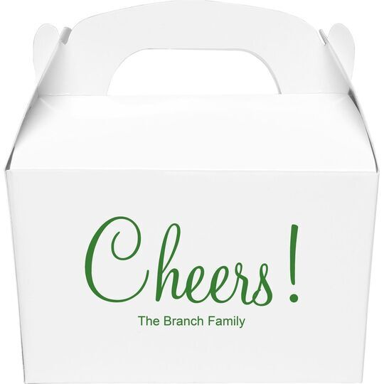 Perfect Cheers Gable Favor Boxes