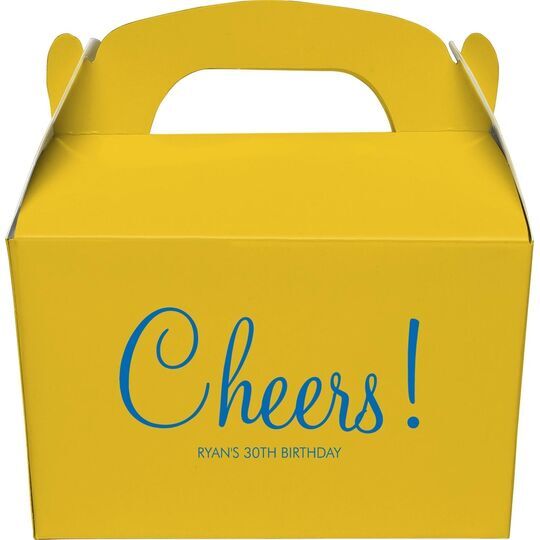 Perfect Cheers Gable Favor Boxes