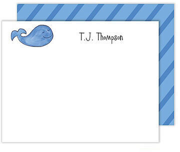 Whale of A Time Flat Note Cards