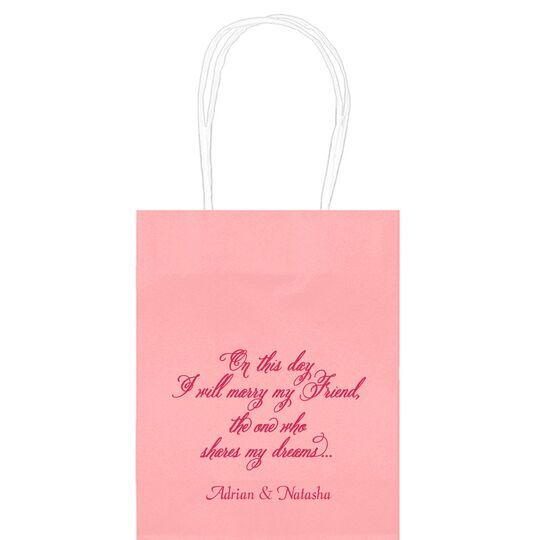 Elegant Marry My Friend Mini Twisted Handled Bags