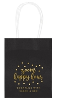 Confetti Dot Zoom Happy Hour Mini Twisted Handled Bags