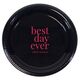 Best Day Ever Big Word Plastic Plates Image 5 of 5