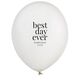 Best Day Ever Big Word Latex Balloons Image 1 of 5