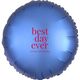 Best Day Ever Big Word Mylar Balloons Image 3 of 5
