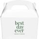 Best Day Ever Big Word Gable Favor Boxes Image 3 of 5
