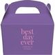 Best Day Ever Big Word Gable Favor Boxes Image 4 of 5