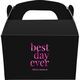 Best Day Ever Big Word Gable Favor Boxes Image 5 of 5