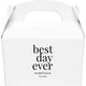 Best Day Ever Big Word Gable Favor Boxes Image 1 of 5