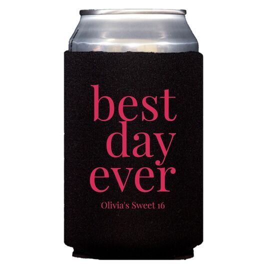 Best Day Ever Big Word Collapsible Huggers