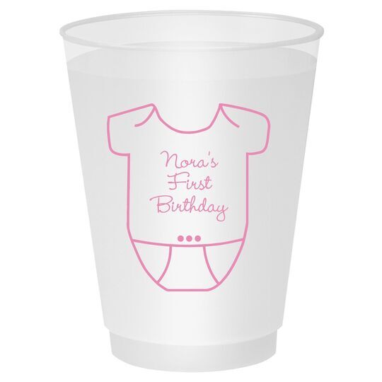 Baby Onesie Shatterproof Cups