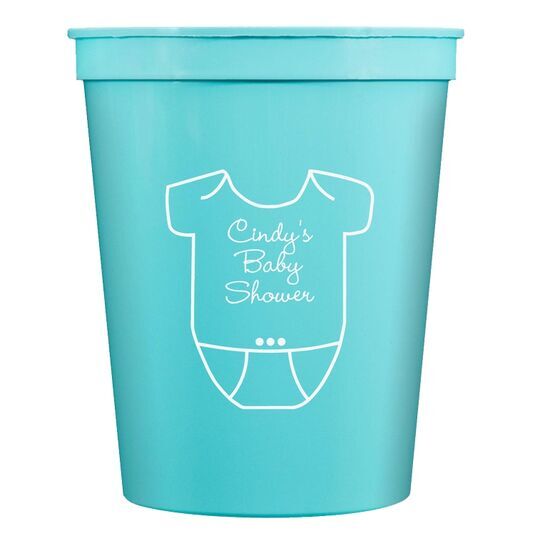 Baby Onesie Stadium Cups