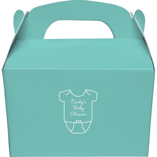 Baby Onesie Gable Favor Boxes