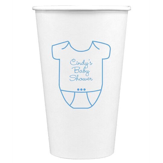 Baby Onesie Paper Coffee Cups