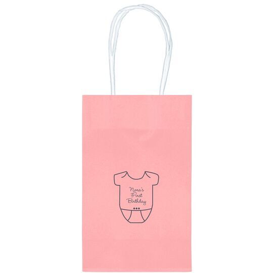 Baby Onesie Medium Twisted Handled Bags