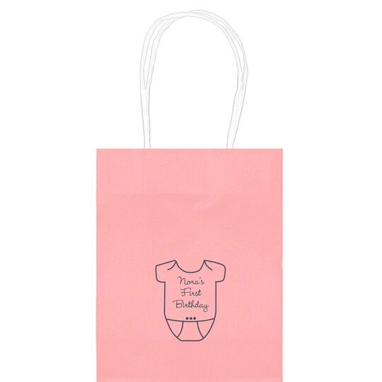 Baby Onesie Mini Twisted Handled Bags