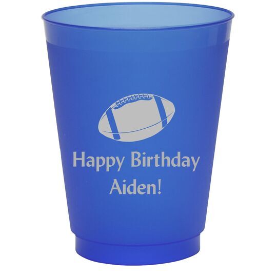 Football Colored Shatterproof Cups