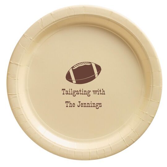 Football Paper Plates