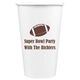 Football Paper Coffee Cups Image 1 of 3
