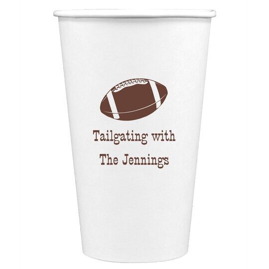 Football Paper Coffee Cups