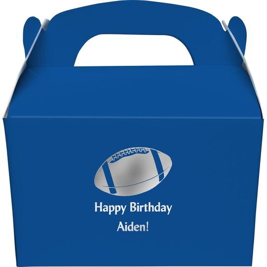 Football Gable Favor Boxes